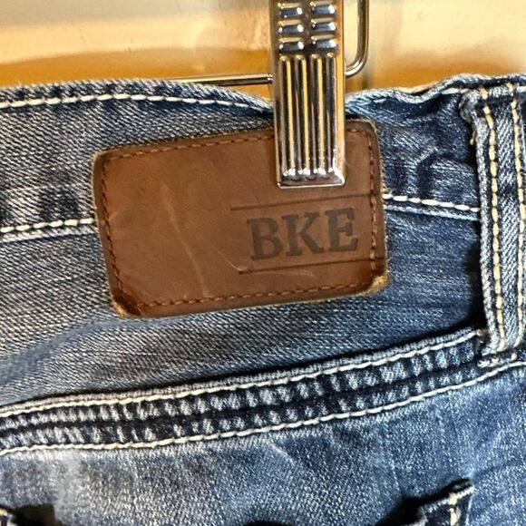 BKE Derek Bootcut Blue Denim Jeans Men’s 32 x 32 Read - Picture 3 of 8
